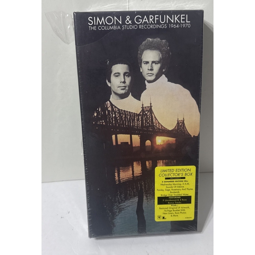 2001 Simon & Garfunkel The Columbia Legacy Sony Music 5 CD Book Hype NEW - Flaw